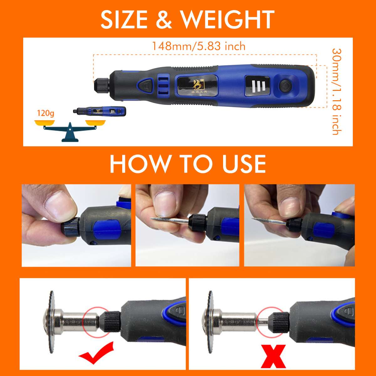 3 Speed Adjustable Cordless Electric Grinder Drill USB Charging Rotary Tool Engraving Pen With 110 /138/188Accessories