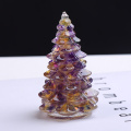 1PC Natural Crystal Gravel Christmas Trees Orgonite Silicone Mould DIY Resin Decor Craft Jewelry Making Mold Festival Home Decor