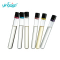Lab flat bottom test tubes with cork stopper