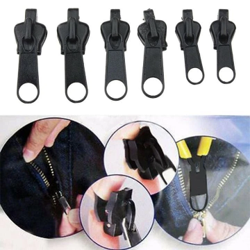6 PCS/Bag Instant Zipper Universal Instant Fix Zipper Repair Kit Replacement Zip Slider Teeth Rescue New Design Zippers For S