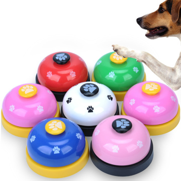 Funny Pet Toys For Small Dogs Cats Train Dog Feeding Ringer Paw Print Puppy Toys Squeak Bell Dog Interactive Toy Pets Supplies