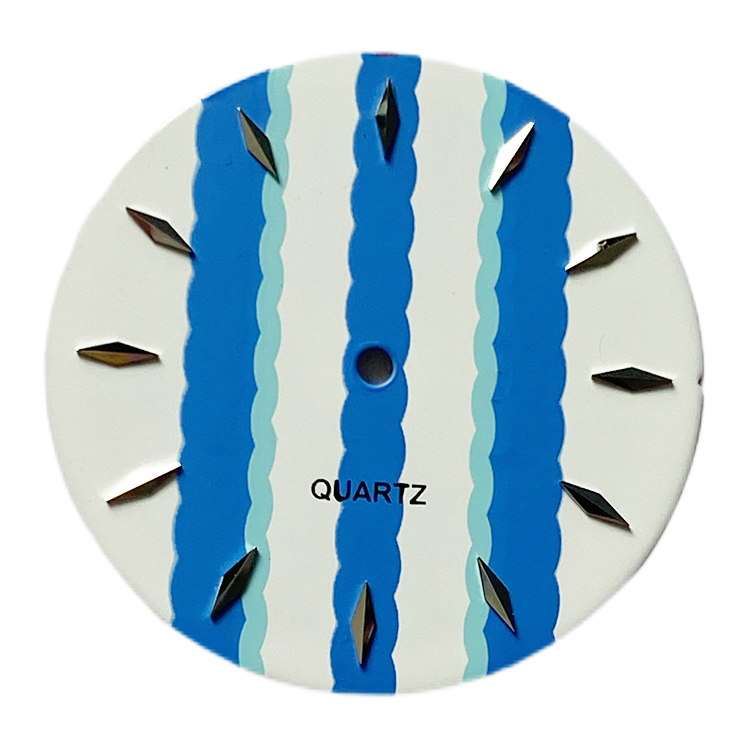 Finland Flag on watch dial 