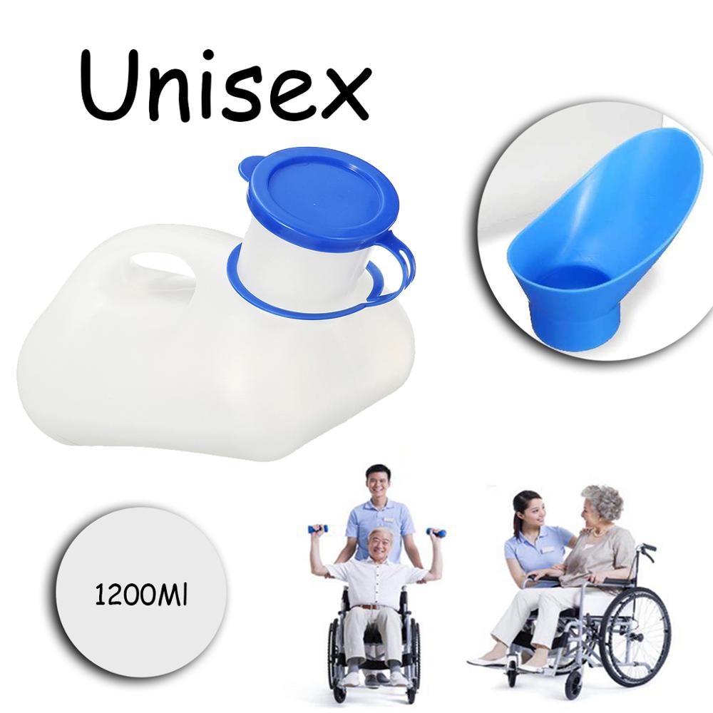 1200ML Portable Urine Urinal Toilet Unisex Aid Bottle For Traveling Camping Outdoor Feminine Adapter
