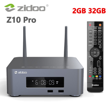 ZIDOO Z10 Pro Android 9.0 Vision HDR10+ Set Top Box 4K 2.0 Media Player 2G DDR4 32G eMMC Wireless with HDD Bay up to 14TB