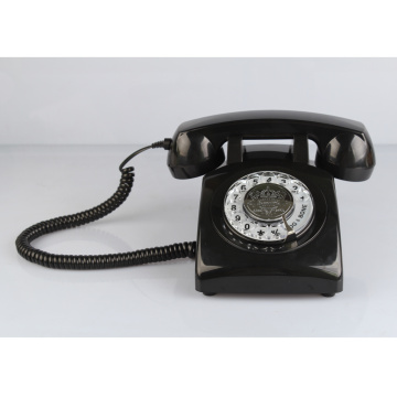 Rotary Dial Telephone for Home Office Retro Design 1970's Classic Style desk phone Landline