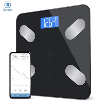 Body Fat Weight Floor Scale Scientific Digital Smart Bluetooth Weighing Scale BMI Bathroom Fitness Scale 180Kg with Backlit LCD