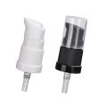 hot selling good quality skin care glass bottle black treatment cosmetic cream pump 18/415 18/410 with cap