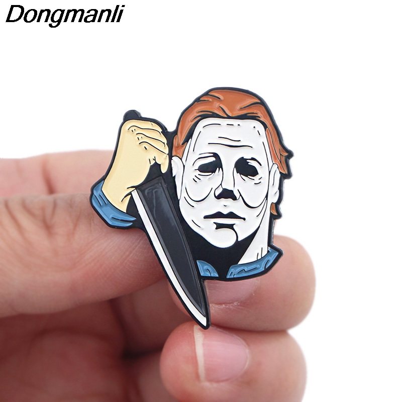 P4205 Dongmanli Cartoon Hellraiser Enamel Pin Brooches Metal Brooch Pins Badge backpack bag Collar Creative Jewelry