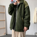 Thick Lamb Fur Jacket Men's Parka Warm Fashion Retro Casual Short Coat Men Loose Winter Korean Cotton Coat Mens Clothes M-5XL