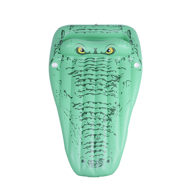 OEM crocodile floaties pool lounge Alligator inflatable floata