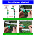 5m/10m/20m Yellow Fog Nozzles Irrigation System Portable Misting Automatic Watering Garden Hose Spray Head Watering Kits