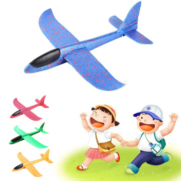 36cm DIY flying plane Hand Throw Flying Glider airplanes Toys For Children Foam Aeroplane Model Party Outdoor Fillers Glider