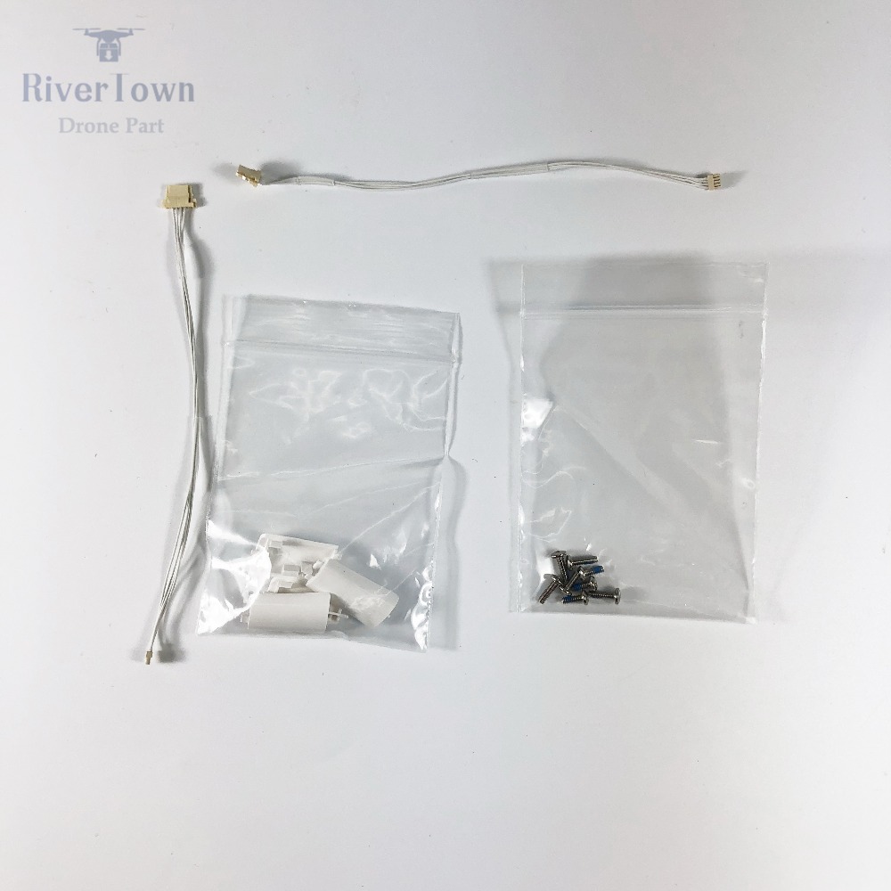 Original DJI Phantom 4 Advanced Left and Right Landing Gear with Antenna & Compass & Screw for P4A Drone Repair part In Stock