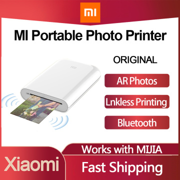 Xiaomi Mijia MI Portable Mini Pocket Photo Printer Kit Bluetooth Printer Bluetooth Wireless Bt Thermal Printer for Mobile Phone