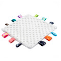Newborn Baby Minky Dot Fabric Confort Soothe Towel Infant Toddler Baby Sleep Comfort Stuff Minky Blanket Cotton Kids Accessories