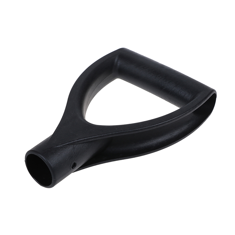 D-shaped steel shovel handle Black Plastic Replacement Accessories Snow Shovel Top Handle Garden Digging Raking Tools
