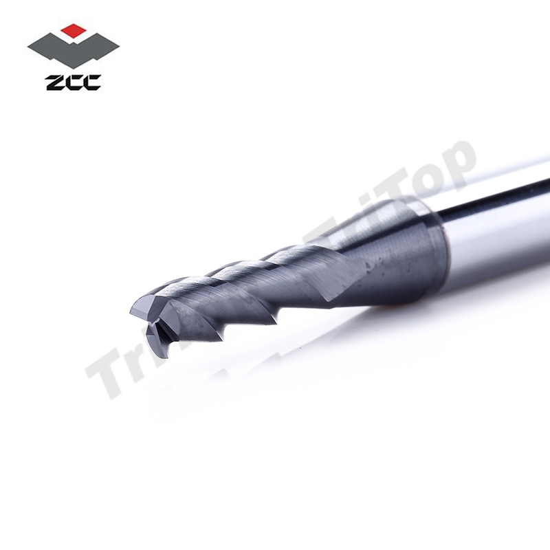 5pcs/lot 4 mm end mill fresas metal duro cnc milling tool ZCC.CT GM-3E-D4.0 solid Carbide 3 flute straight shank milling cutter