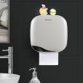 2019 Double Waterproof Tissue Box Plastic Bath Toilet kitchen paper holder Wall Mounted Paper Storage Box Napkin Dispenser FDH