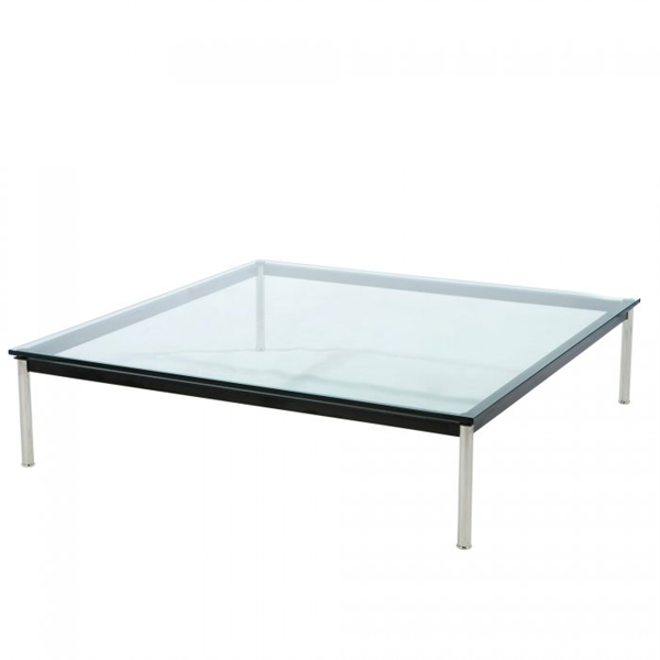 Glass top coffee table