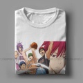 Kuroko No Basketball Men's T Shirt Haikyuu Anime Volleyball Manga Novelty Tee Shirt Short Sleeve T-Shirts Plus Size Clothing