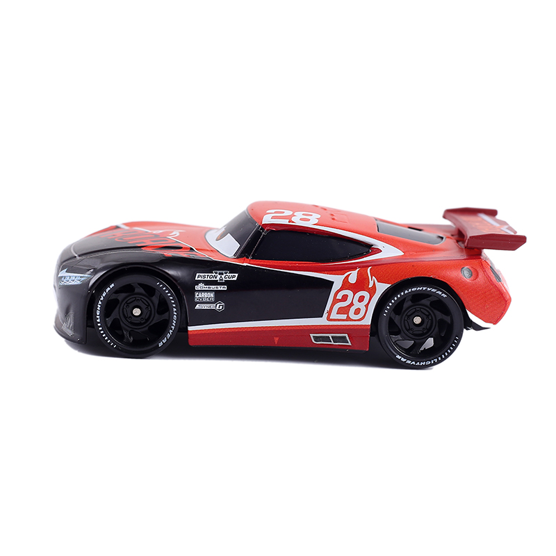 Disney Pixar Cars 3 & Cars 2 No.28 Tim Treadless Racer Metal Diecast Toy Car 1:55 Loose Brand New In Stock Lightning McQueen