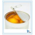 Canned yellow peach halves in light syrup