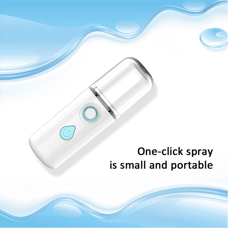 Mini Facial Steamer USB Nano Moisturizer Portable Facial Sprayer Quick Moisturizing Humidifier Face Mist Spray Skin Care Sprayer