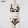 LOPNT New sexy lingerie bras for women Breathable brassiere Sexy polka dot mesh bra set beautiful lingerie women's underwear bh