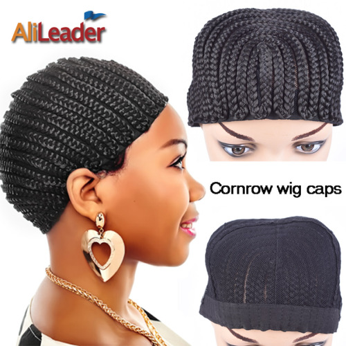 Black Adjustable Cornrow Wig Cap For Making Wig Supplier, Supply Various Black Adjustable Cornrow Wig Cap For Making Wig of High Quality