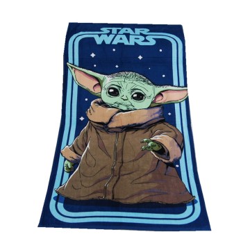 Disney Yoda Star Wars Beach Bath Towel Baby Boys Kids Swimming Bath Towels 100% Cotton 70x140cm