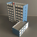 1:150 N Scale Sand Table Decoration DIY Assembly Model Hospital Building