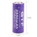 100% New 3.7V 26650 Battery 8800mAh Li-ion Rechargeable Battery For LED Flashlight Torch Li-ion Battery accumulator battery