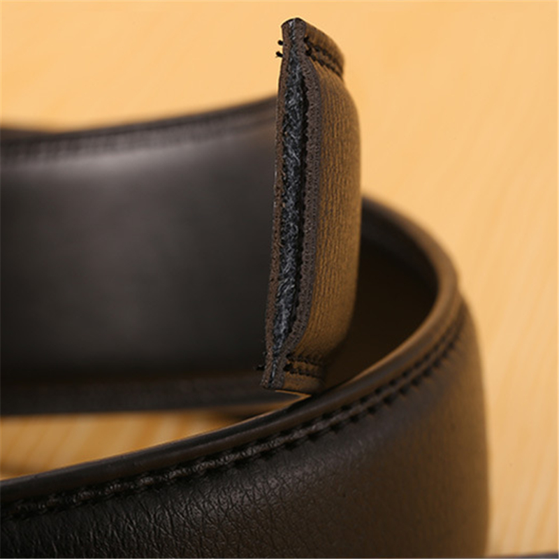 Female/male Belt 3.5CM/3.0CM Width Genuine Leather Belts for Women/men Black/coffee/brown/white/red No Automatic Buckle Strap