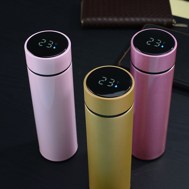 Smart Mug Temperature Display Vacuum Stainless Steel Water Bottle Kettle Thermos Cup With LCD Touch Screen Gift Cup