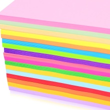 100 sheets Colored A4 copy paper 80g multicolour uncoated paper 12 colors to be choose