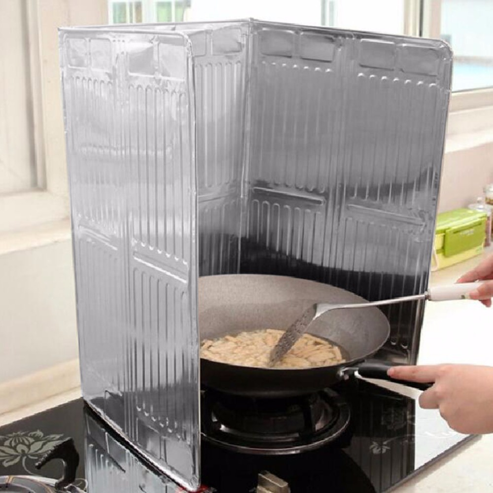 2020 1Pcs Kitchen Cooking Frying Pan Oil Splash Screen Cover Anti Splatter Shield Guard Dinner Helper