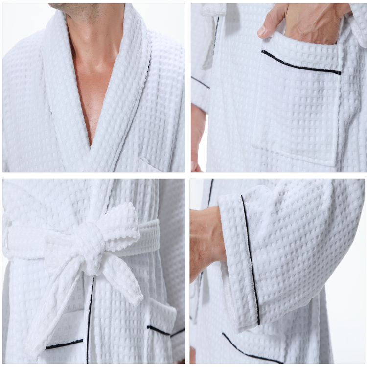 Jacquard Velour Bathrobe