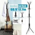 12 Hooks Metal Stand Coat Rack 175CM Adult Tree Hat Jacket Umbrella Cloth Hanger Holder Storage Rack Living Room Furniture