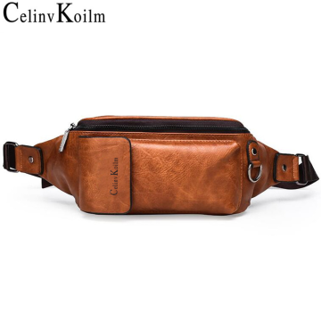 Celinv Koilm Fanny Pack for Men Water Resistant Fashion Waist Bag with Adjustable Belt Waist Pack Outdoor Crossbody Shoulder Bag