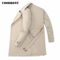 COODRONY Brand Men Jacket High Quality Business Casual Trench Windbreaker Men Clothes 2020 Autumn Winter Classic Overcoat C8017