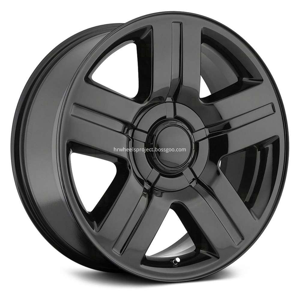 Chevrolet Texas Silverado Replica Wheels Black