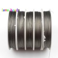 Steel Color Tone Beading Wire 0.3/0.38/0.45mm Coated Stainless Steel Cord Line Handmade DIY for Jewelry Making Finding Bracelet