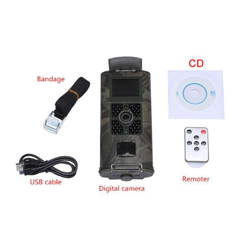 HC700M Hunting Camera 2G GSM MMS SMS Trail Camera 0.5s Trigger Time 16MP Night Vision Wildlife Surveillance with Wireless Remote