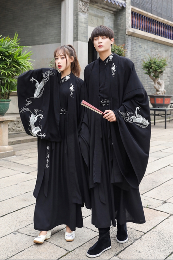 Large Size Women Traditional Hanfu Dress Man Han Dynasty Costume Couple Chinese Ancient Swordsman Clothing Male Kimono Tang Suit