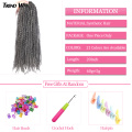 20Inch Marley Synthetic Braiding Hair Ombre Afro Kinky soft Twist Long For Women Crochet Braids Hair Extensions High Temperature