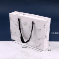 2018 new 10pcs marble printing wedding gift bags gift cases for cake moon containing mooncake packaging box marble paper bags