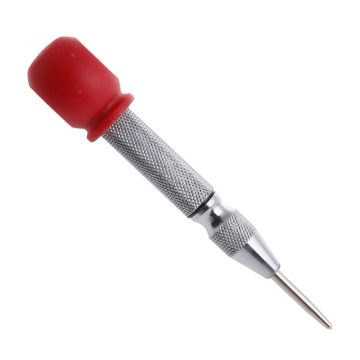 Semi-Automatic Center Chisel Punch Hole Impact Spring Loaded With Protective Sleeve Hand Tools New