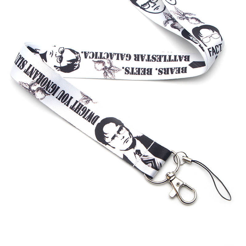 CA106 The Office Tv Show Lanyards Neck Strap Mobile Phone Keys ID Card Holder Lanyard For Keys DIY Hanging Rope Lanyards