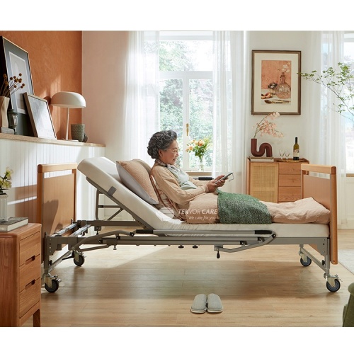 Nursing Electric Homecare Bed 2 Functions Wood Bed Manufacturers and Suppliers from China