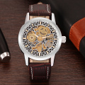 Brown Leather Man Mechanical Watch Factory